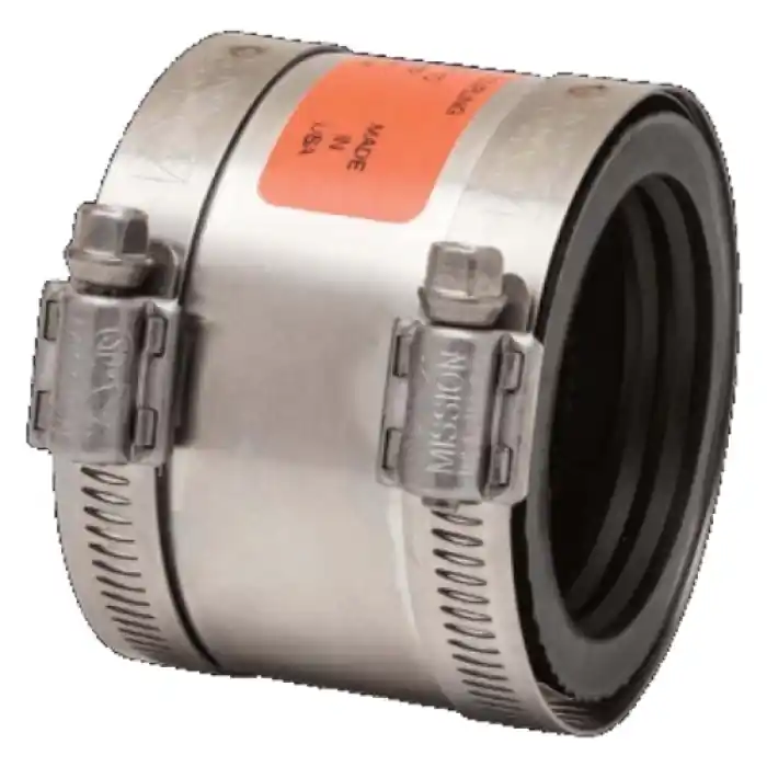 Mission Rubber CK115 1-1/2 In. Cast Iron x Copper Coupling