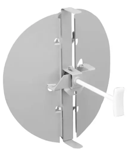 HART & COOLEY 3806 (050290) 3800 Series Round Butterfly Damper With Removable Handle 6