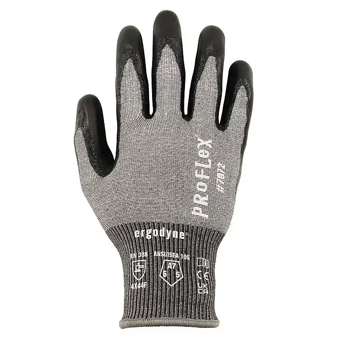 Ergodyne 10304 Proflex Nitrile-Coated Cut-Resistant Gloves Large A7 Cut Resistance