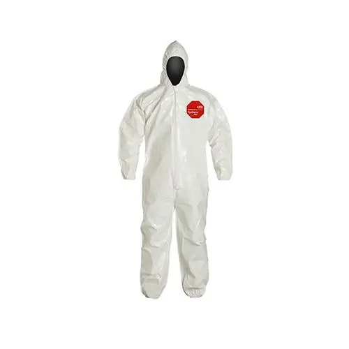 DuPont D13485094 Tychem 4000 Coverall White X-Large
