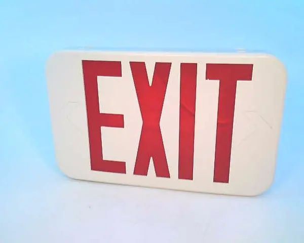 Lithonia Lighting EXR-LED-EL-M6 LED Exit W/Batt