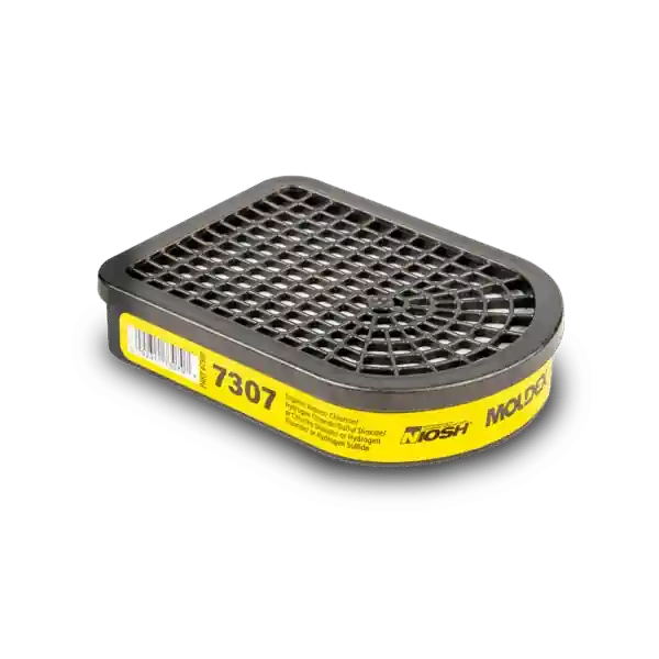 Moldex 7307 Semi-Rectangular Gas/Vapor Cartridge Organic Vapors/Acid Gases