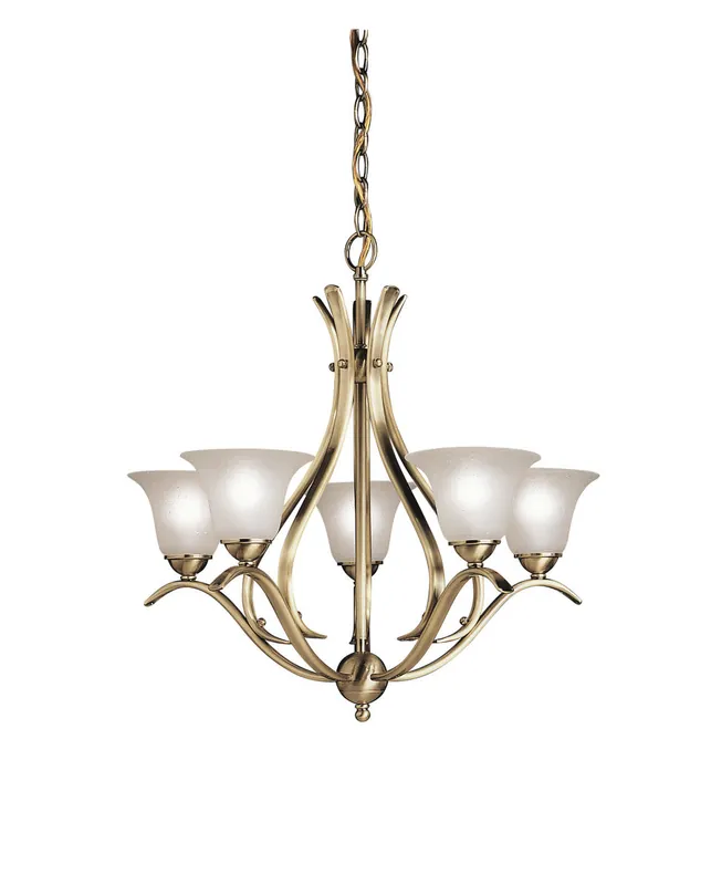 Kichler 2020AB Dover Chandelier 5Lt
