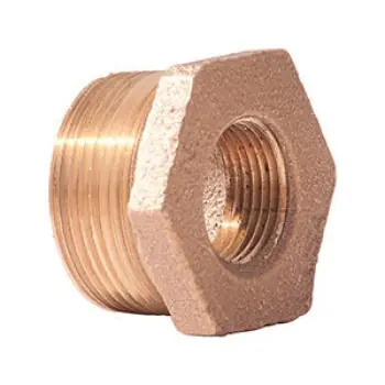 Brass Ftg XNL114-1202 Hex Head Pipe Bushing 3/4 x 1/8 in