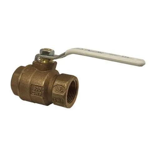 Apollo 77CLF10501 Contractor 77CLF Series Bronze Full-Port Ball Valve, Lead-Free, IPS, NPT Thread, 1