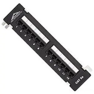 Allen Tel AT55B-12PT Cat 5e Patch Panel 12-Port