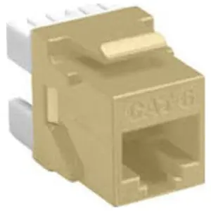Allen Tel AT66-09 Cat 6 High Density Jack Module Ivory