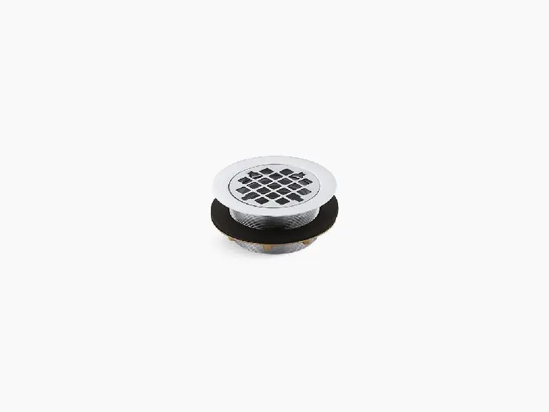Kohler 9132-SN Devonshire 2 in. Inside Caulk Bronze/Brass Vibrant Polished Nickel Shower Drain