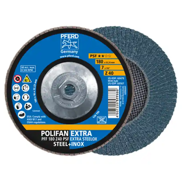 PFERD 69300753 Universal Line PSF Z-EXTRA 7 in Dia 40 Grit