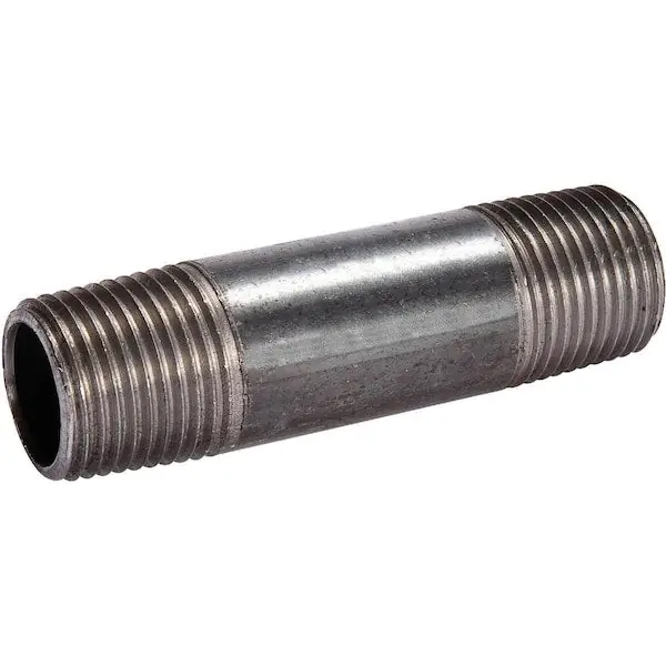 Southland 20710 1-1/4 In. x 6 In. Schedule 40 Steel Black Iron Nipple
