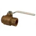 Apollo 77CLF10301 Contractor 77CLF Series Bronze Full-Port Ball Valve, Lead-Free, IPS, NPT Thread, 5731