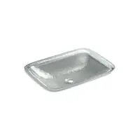 Kohler 2773-G8-B11 Inia Rectangular Vessel Mount Bathroom Sink in Ice