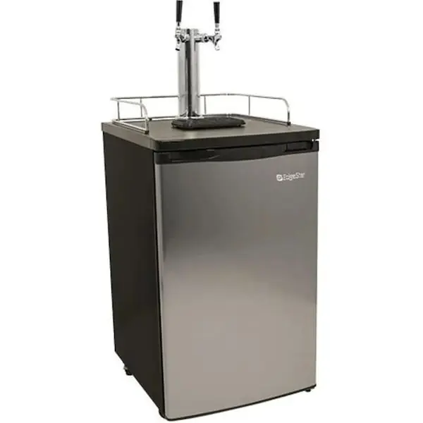 Edgestar KC2000SSTWINA Free Standing Full Keg Beer Dispenser Stainless Steel