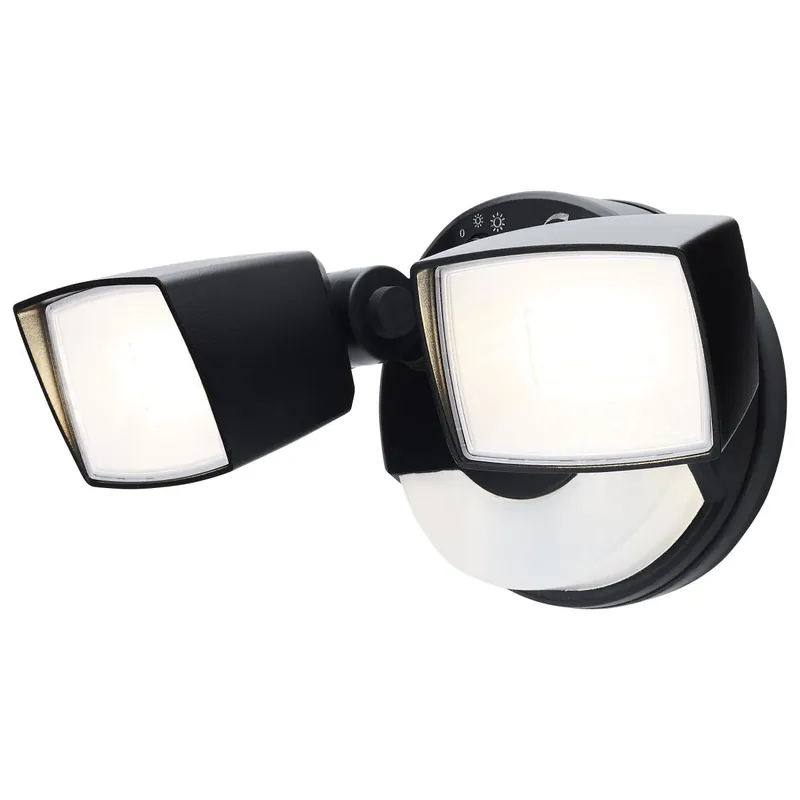 Satco 65-998 LED Security Light with Nightlight PIR Sensor Dual Head Replacement MPN