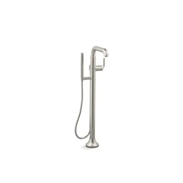 Kohler T27424-4-BN Tone Single Handle Lever Floor Mount Filler