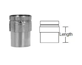 Selkirk 104240,4RV-DH Draft Hood Connector For Connecting Single Wall Vent to Bvent 4 Size