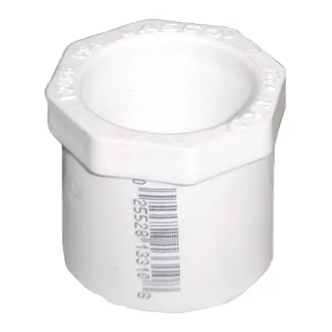 Charlotte 437-168 PVC (Schedule 40) 2107 Series Reducer Bushing, Flush Style, SPG x S