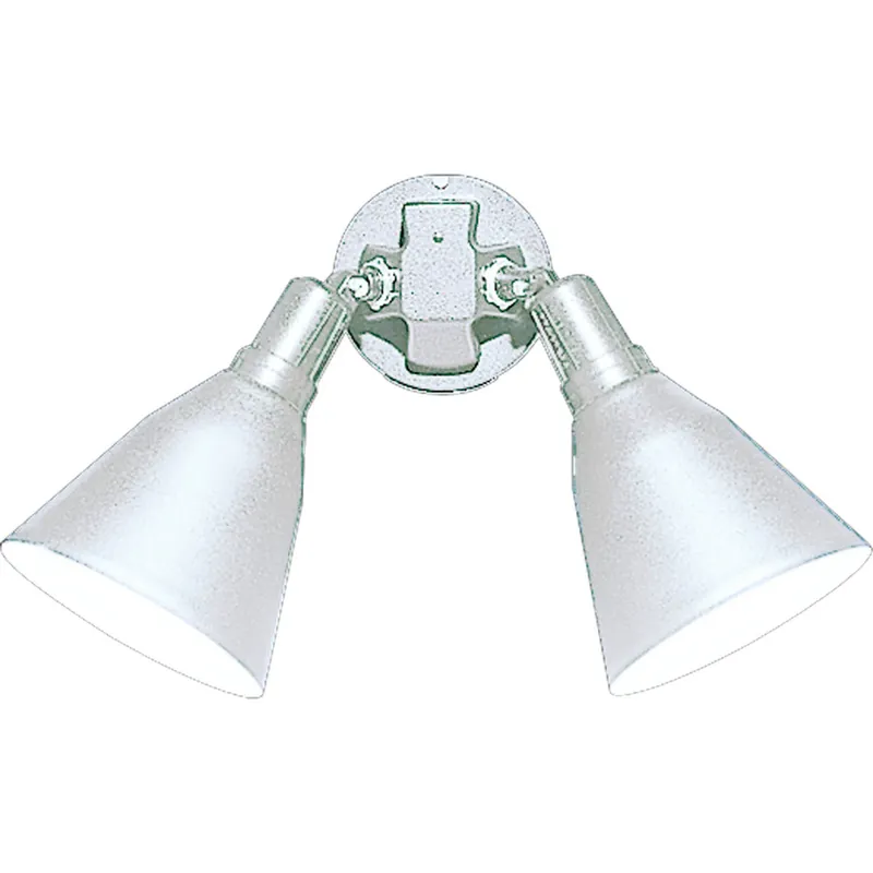 Progress Lighting P5203-30 2-150W ADJ MED WALL FL White