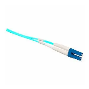 Allen Tel GBLCT-D4-03 Fiber Optic Patch Cord Multimode OM3 Duplex LC to ST 3 M