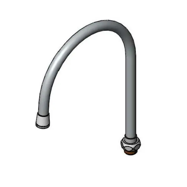 T&S Brass 134X Swivel Gooseneck (7-3/4 Spread, 11-7/16 Height, 5-1/2 Clearance)