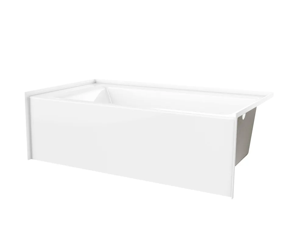 Clarion Bathware RE4633L-WH TUB 60X32 ACRYLX W/18in APRON LH DRAIN
