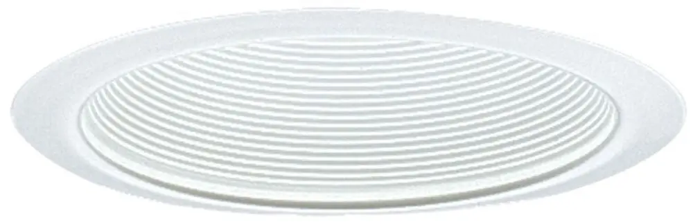 Progress Lighting P8063-28 Recessed 75 W 1-Light Medium Baffle Trim in White