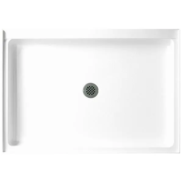 Swanstone R-3448-010 Single Threshold Shower Floor With Fit-Flo Drain 48 in W x 34 in D