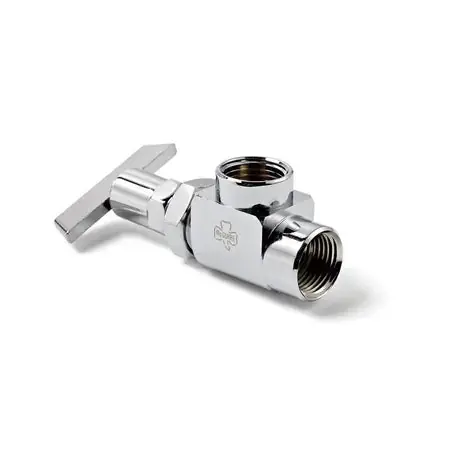 McGuire Manufacturing LFHST06LKSB 1/2 in. IPS Loose Key Angle Supply Stop Valve