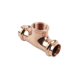 Mueller PF 01512 Copper Tee P X P X FPT, 1/2'' X 1/2'' X 1/2''