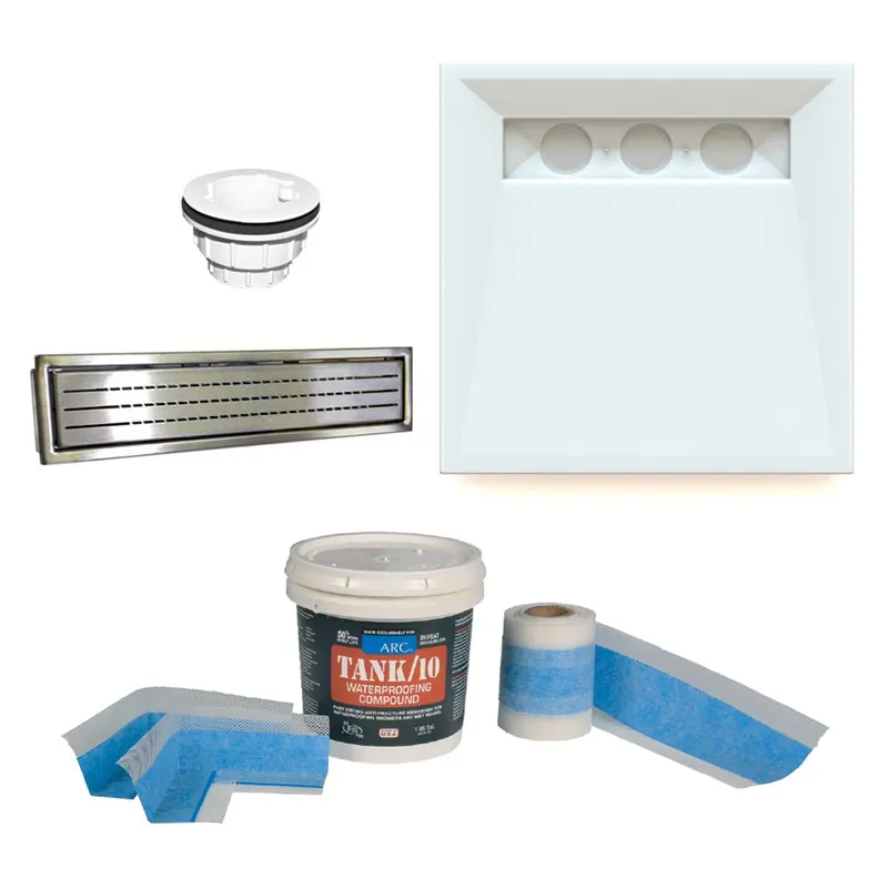 ARC INC K3535L-PRE-SLBS SHOWER BASE KIT 35-1/2X35-1/2