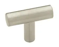Liberty Hardware P01025-SS-C 1-5/8 STL BAR KNOB Stainless Steel