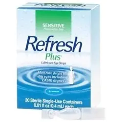 Refresh Plus 23672 Lubricant Eye Drop 0.1 ml Vial