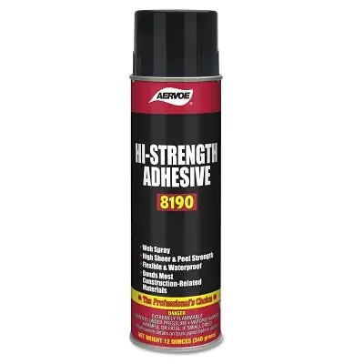 CROWN C8190 High Strength Adhesive 12 oz Aerosol Can
