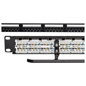 Allen Tel AT55B-PNL-24 Cat 5e Patch Panel 1 RU 24-Port