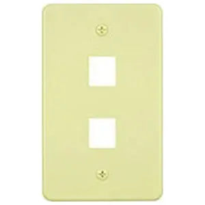Allen Tel AT30-2-09 Versatap Faceplate 2-Port Ivory