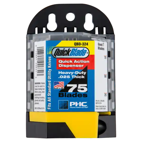 Pacific Handy Cutter B11204-7 Quickblade Dispenser with SB-92 Standard Utility Blades
