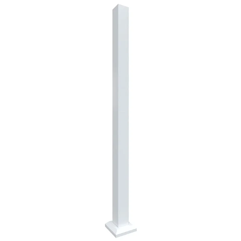 Fortress Building Products 51355011 Post 3X55 WHT AL13 5-3/4 Base/Cover
