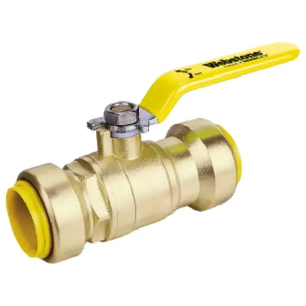Webstone Valve H-62703W Ball Valve 1/2 Push x 1/2 Push