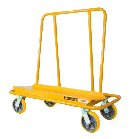 Metaltech IBMD3131YGR Steel Drywall Cart With 8 Casters