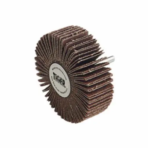 Tiger 52016 Stem Mount Coated Abrasive Flap Wheel 2 in Diameter 80 Grit