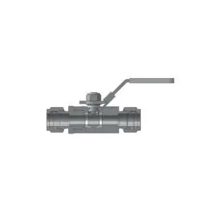 TYLOK SS-GP4-S4S4 Stainless GP Ball Valve 1/4 CS Tube x 1/4 CS Tube, Single Ferrule System