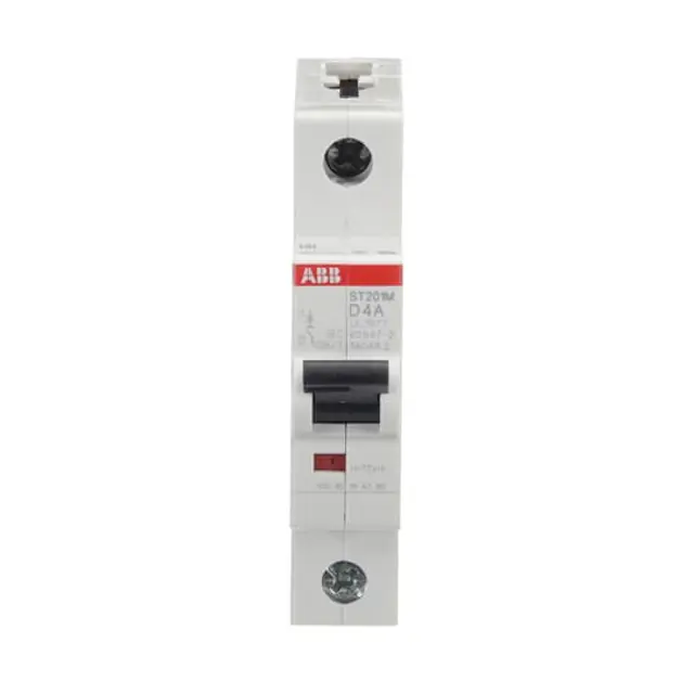 ABB ST201M-D4 MCB ST200M 1P D 4A UL1077