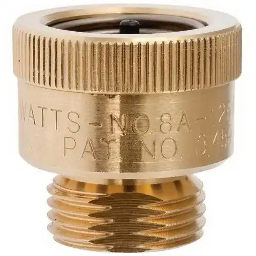Watts LF8BI Lead-Free Copper Silicon Alloy Vacuum Breaker, 3/4 inch x 3/4 inch, Female Hose Thread Inlet x Male Hose Thread Outlet