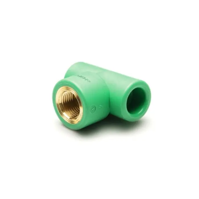 Aquatherm 1060025913 3/4 X 3/4 X 3/4 Fip Transition Tee F - Lead-Free Brass Npt
