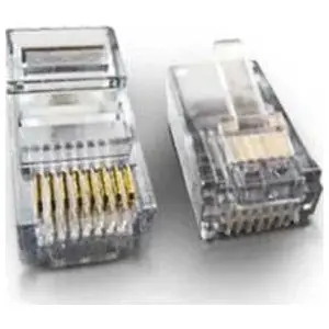 Allen Tel AT8X8RCSC-24 24 AWG Solid Wire-8-Contact Round Cord Modular Phone Plug