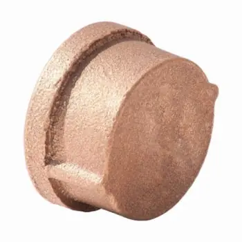 Brass Ftg XNL116-20 Pipe Cap, 1-1/4 in Nominal, FNPT End Style, 125 lb