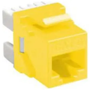 Allen Tel AT66-04 Cat 6 High Density Jack Module Yellow