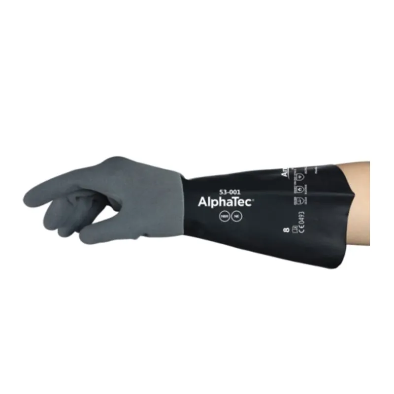 AlphaTec 53001080-NA Chemical-Resistant Gloves Size 8