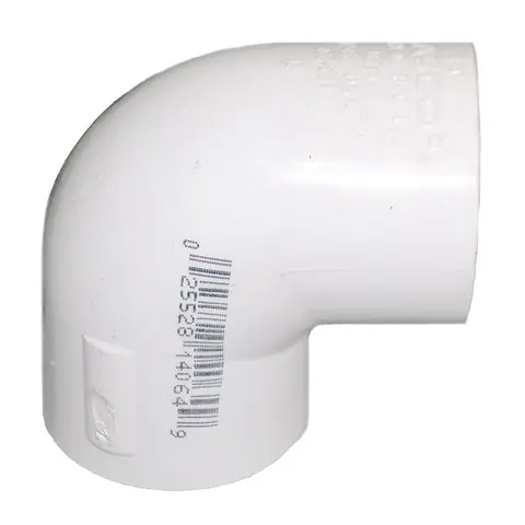 Charlotte 406-007 PVC (Schedule 40) 2300 Series Elbow, 90 Degrees, S x S, 8833