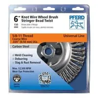 PFERD 43740040 Universal Line PSF Wheel Brush 7 in Dia Brush 5/8-11 Arbor Hole